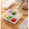 Frisence Food Fridge Storage Container Vegetable Colander Small Refrigerator Storage