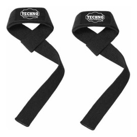Techno Guantes Para Pesas + Straps Para Pesas Pack Gym Ejercicio