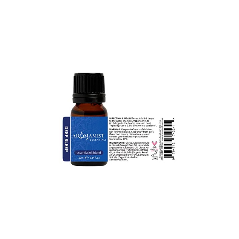 Aromamatic Essentials Pure Essential Oil, Deep Sleep, 10 ml
