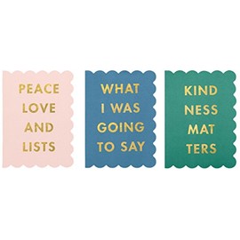 C.R. Gibson Pink, Blue, and Green Small Bound Journal Notebook Set, 3pc, 160 pgs, 4'' W x 5.5'' H