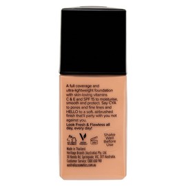 Australis Fresh & Flawless Full Coverage Foundation - Light Beige