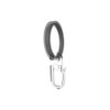 Interdeco Folding Hooks with Eyelet 6.2 mm Diameter, Clip Over