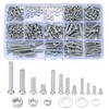 Ewwtrey 720 Pieces M3 M4 M5 Galvanised Screws with Nuts