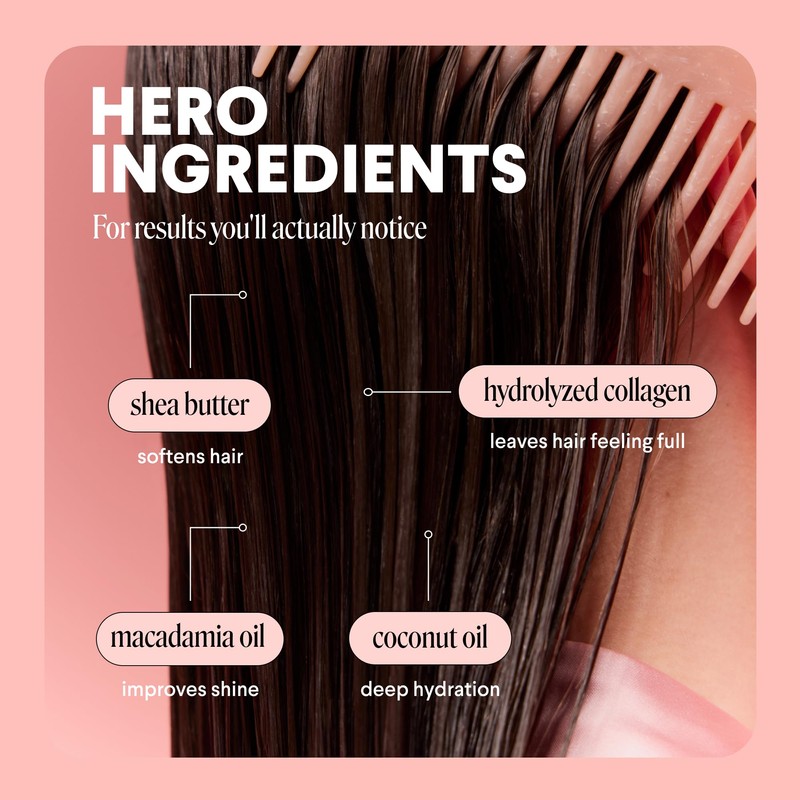 MONDAY HAIRCARE VOLUME Conditioner with Hydrolyzed Collagen, Coconut Oil, Shea