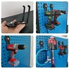 MUTUACTOR 2PC Black Storage Hooks with Anti-Scratch Magnetic Base Heavy