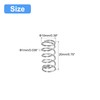 sourcing map Compression Spring, 5Pcs 304 Stainless Steel, 10mm OD,