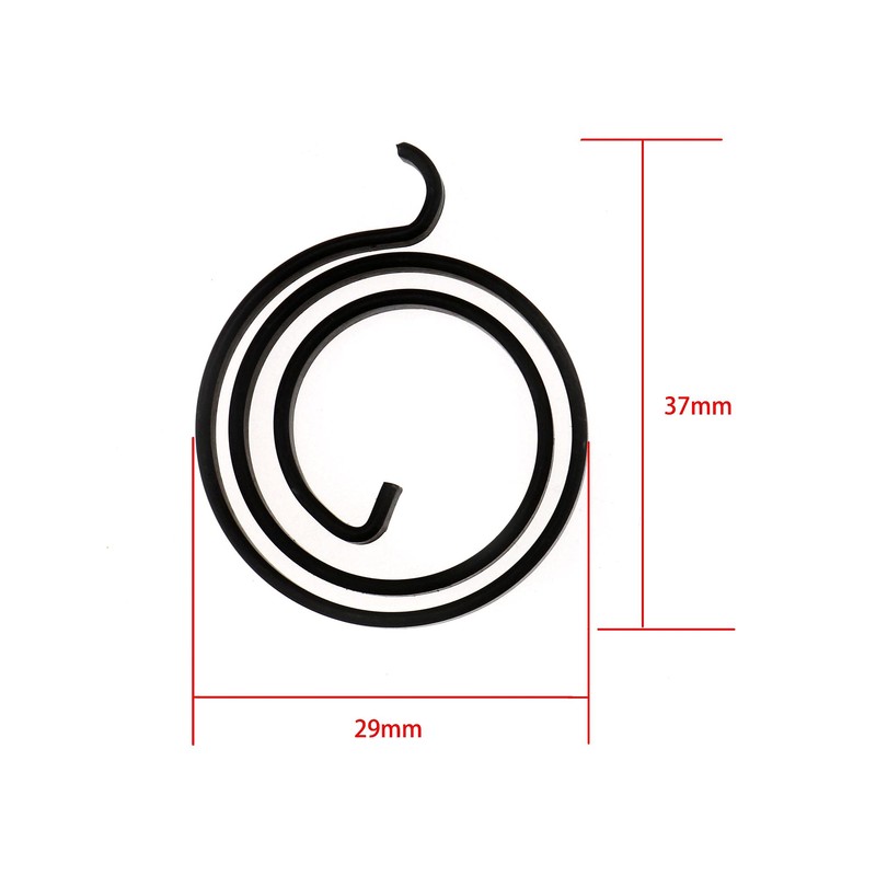 eMagTech Pack of 6 Door Handle Springs Spool with 2.5