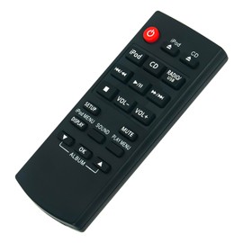 VINABTY N2QAYC000057 Remote Control Replacement for Panasonic Compact Stereo System SC-HC37 SC-HC37DB SCHC37 SC-HC37DBEWK SC-HC37EC-K SC-HC37EC-R SC-HC37EE-K SC-HC37EE-S