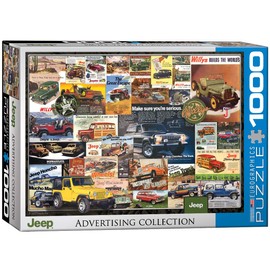 EuroGraphics Jeep Vintage Ads Jigsaw Puzzle (1000 Piece) (6000-0758)
