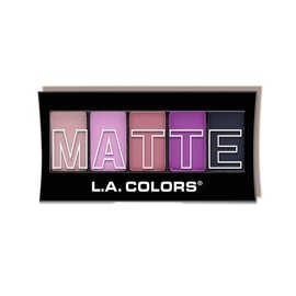 LA COLOR 5 COLOR MATTE EYESHADOW (Plum Pashmina) by LA Color                                                                                          