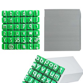 FORMVERSITY Lowercase Letter Stamp Clay, Pottery Stamp Letter Set, Pottery Set for Adults Children, Pottery Tools for Arts and Crafts