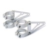 High Quality 42mm/43mm CNC Brushed Aluminium Fork Mounted Motorcycle Motorbike