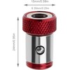 Create idea 6pcs Screw Ring Removable Screwdriver Ring Alloy Screwdriver