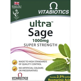 Vitabiotics Ultra Sage - 30 Tablets (Packing May Vary)