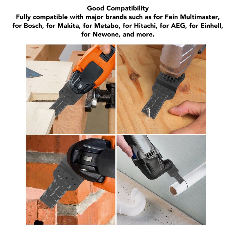 10PCS Oscillating Saw Blade 20mm Universal Metal Wood Oscillating Multitool