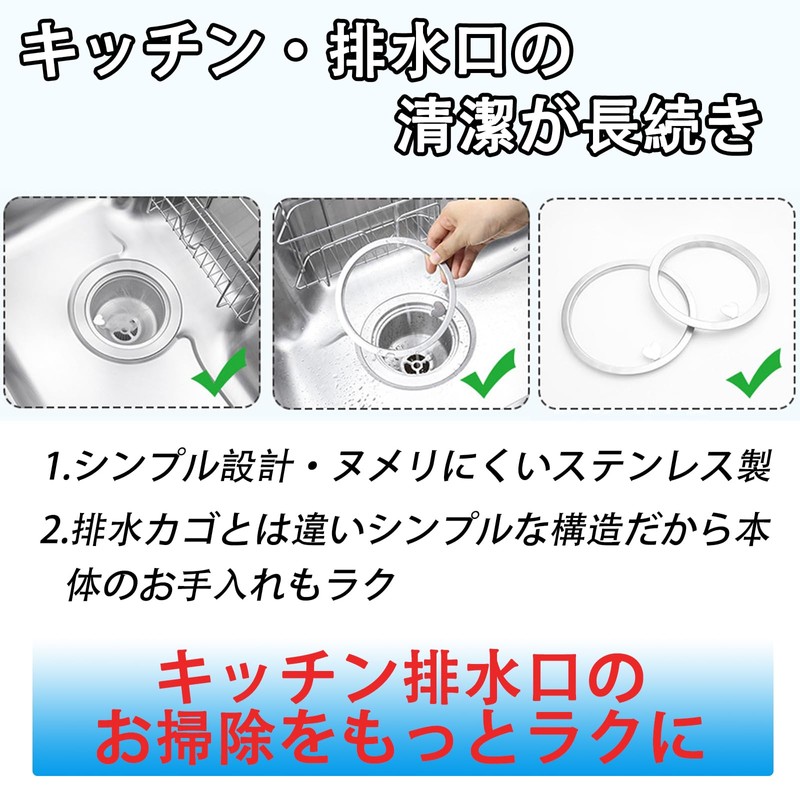 Drainage Net Holder for Kitchen, Drainage Gutters, No Basket Needed,