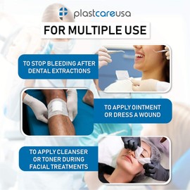 2000 Count 4x4 Gauze Pads - Soft 4-Ply Non Woven Gauze Sponges - Non Sterile Dental & Esthetic Wipes - All Purpose Medical Cotton Squares for First Aid, Surgical, Wound Dressing (10 Packs of 200)