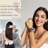 MOODKEY Scrunchies for Women, 4pcs Large Soft Hair Ties that