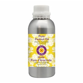 Deve Herbes Pure Peanut Oil (Arachis hypogeae) Cold Pressed 1250ml (42.2 oz)