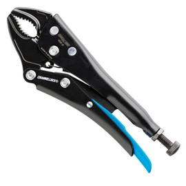 Channellock Locking Pliers 102-5 - Curved Jaw With Cutter, Epoxy Resin Coating, Forged Steel - 5 In