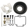4 Sets Carburetor Gaskets Rebuild Kit & Float Fit for