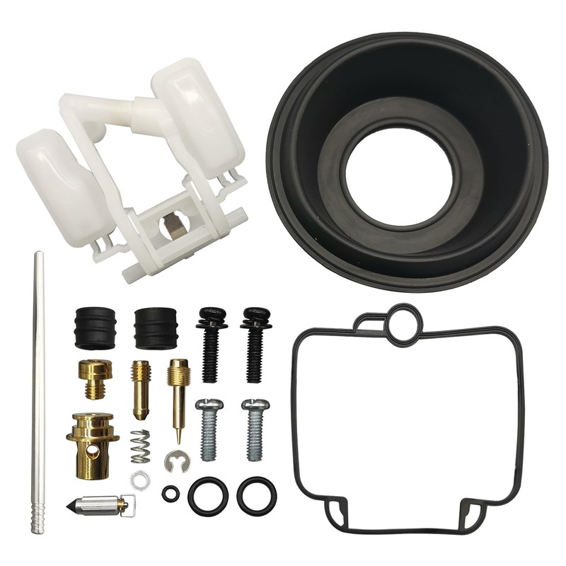 4 Sets Carburetor Gaskets Rebuild Kit & Float Fit for