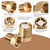 Pack of 2 Brass Check Valves 1 Inch, 1 Inch