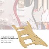 Domofa Bamboo SSH Strat Electrick Guitar Pickguard Backplate Set for