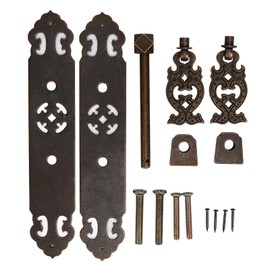 Antique Drawer Pendant Pulls Anti Rust Retro Elegant Brass Book Cabinet Pull Handle for Dressers Wardrobes Bronze