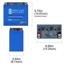 Mighty Max Battery YTX14-BS GEL Battery for Honda 420 TRX420 Fourtrax Rancher 2x4 2017