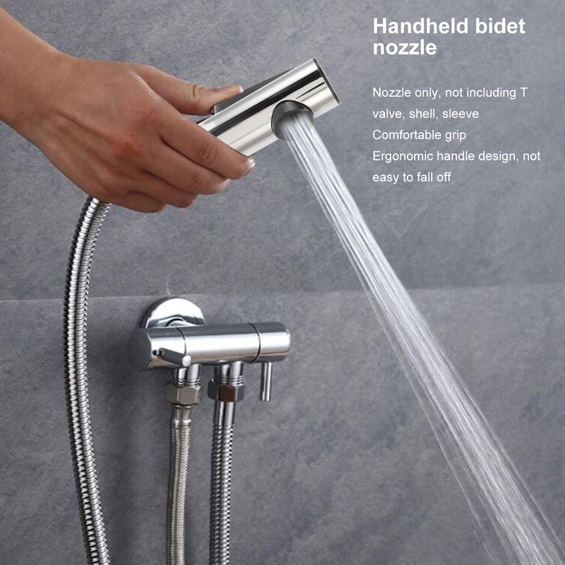 Bidet Sprayer Head ABS Handheld Pressurized Bidet Attachment Replacement Sprayer
