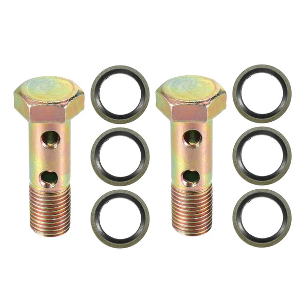 QUARKZMAN Universal M12 x 1.25 45 mm Length Motorcycle 4-Hole