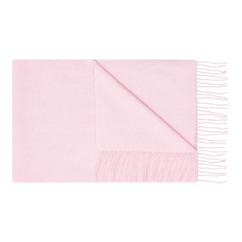 Montte Di Jinne - 100% Inner Mongolia Cashmere Super Soft Scarf Warp Shawl for Women and Men (Baby Pink)