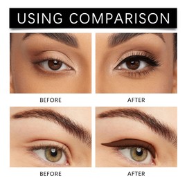 Eyeliner Pencils,Gel Eyeliner Pencil,Waterproof Matte Eyeli/ner Pencil,All Day Long-Lasting Eye Liners,Long-Lasting Gel Formula,Smudge-Proof,Quick-Dry,Eyelin-er for Women,Smooth & Natural,Black