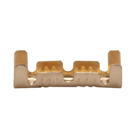 U-Shaped Wiring Terminal, Brass Wiring Terminal, 100pcs Docking Connector Line Pressing Button Quick Wiring Terminals 0.5-1.5mm