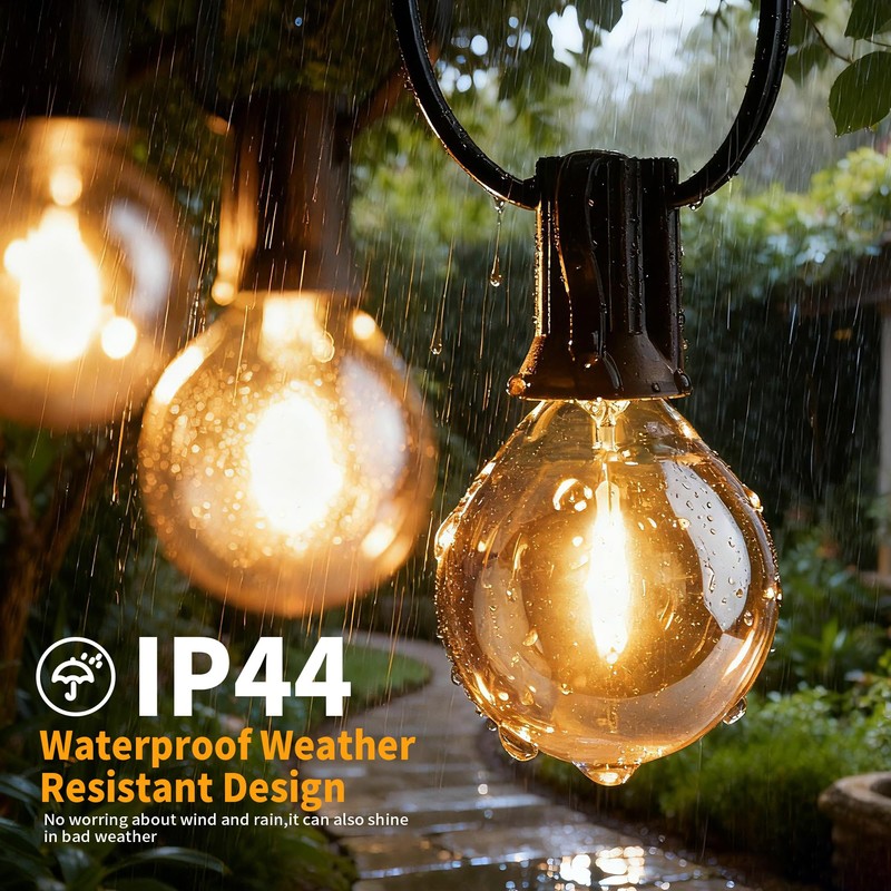 Sphoon G40 Led Replacement Light Bulbs,Amber Glass E12 Candelabra Light
