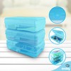 Enday Pencil Box Blue, Plastic Pencil Case, Multipurpose Storage Utility