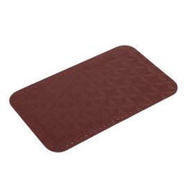 VekAuto Car Center Console Cushion Pad 12.59"X7.67" Center Console Cover Armrest Seat Box Cover Faux Leather Wine Red