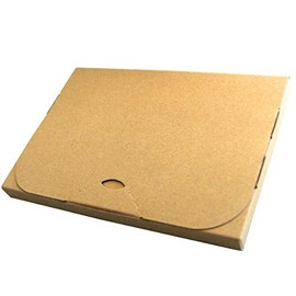 WEIMALL Cardboard, A5 Size, Mail-bin Compatible, 9.4 x 6.7 x 8.9 inches (240 x 170 x 20 mm), Made in Japan, Double-Sided, Craft Color, Set of 50