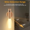 LANDGOO Wooden Nursery Night Light, LED Portable Bedside Motion Sensor