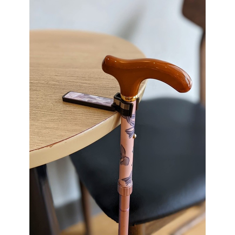 杖ホルダー 女性 レディース Marble STONE ステッキホルダー 滑り止め 杖立て 杖休め 杖が倒れない