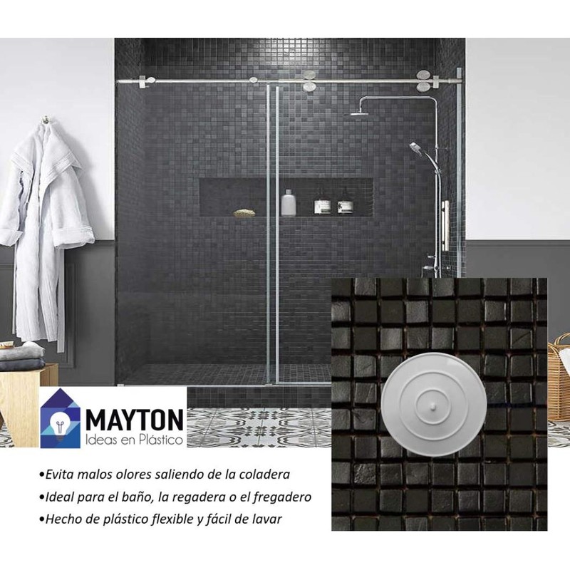 MAYTON Tapa Coladera Blanca (4X Pack) - Protege tu casa