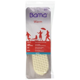 Bama Unisex Bama wollen zool Einlegesohle, Elfenbein, 39 EU
