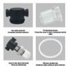 Water Pipe Irrigation Filter Household Water Purification Filter Transparent Mesh