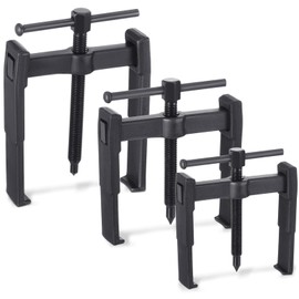 MorningRo 3 Pcs 2 Jaw Gear Puller Set Steel Removal Tool Adjustable for Pulleys Flywheels Bearings Gears (3'' 4'' 6'')