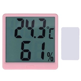 Digital Hygrometer Thermometer Indoor Temperature Humidity Monitor Accurate Gauge Meter Pink