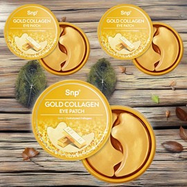 SNP fatigue recovery, whitening around the eyes, intensive care around the eyes, 3 gold collagen eye patches, 60 pieces / 에스엔피 피로 회복 눈가 미백 눈가 집중 관리 골드 콜라겐 아이 패치 3개 60개입