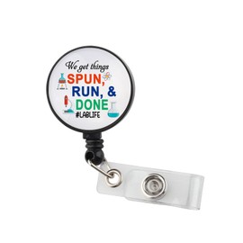 Lab Life Badge Reel Lab Technician Gift Medical Lab Tech Badge Reel Id Badge Holder for Medical Lab Tech Lab Science Badge Holder (LABLIFE Reel ca)