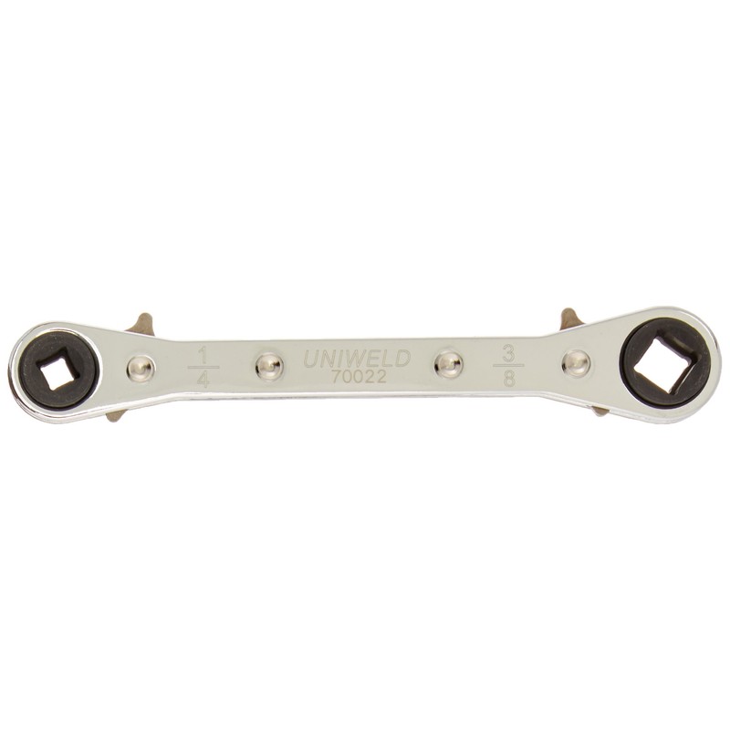 Uniweld 70022 Reversible Ratchet Wrench with DHVA Dual Hex Wrench