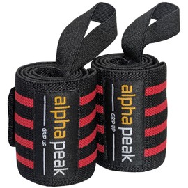 AlphaPeak Wrist Wraps for Muscle Training, Wrist Assistance, 2023 Gym Model